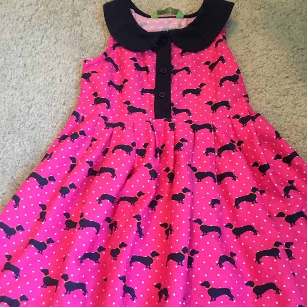 Adorable EUC dachshund swing dress